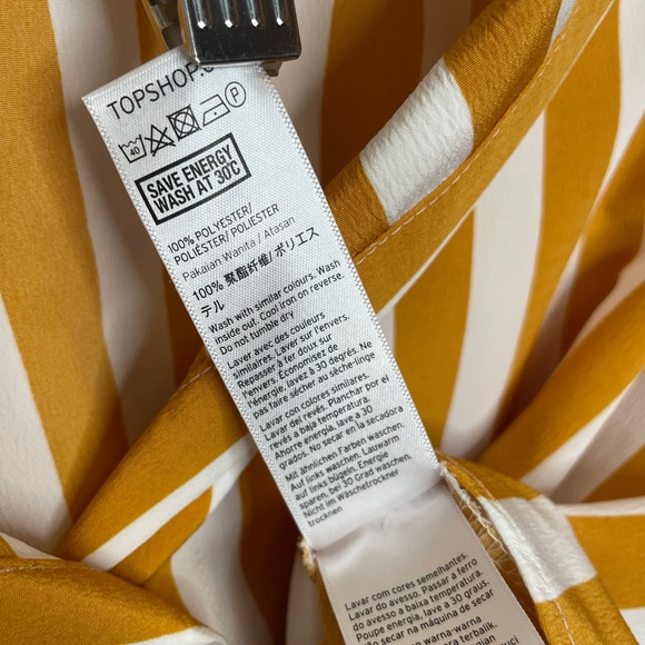 Boxy Cropped Striped Button Down - Picture 6 of 6